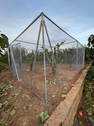 Valla metálica en Alginet