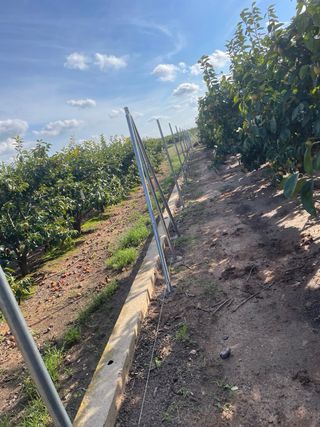 Valla metálica en Alginet