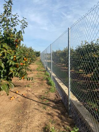 Valla metálica en Alginet