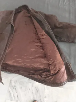 Chaquetón de piel para hombre