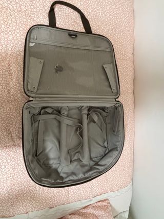 Maleta de viaje mediana Delsey marrón