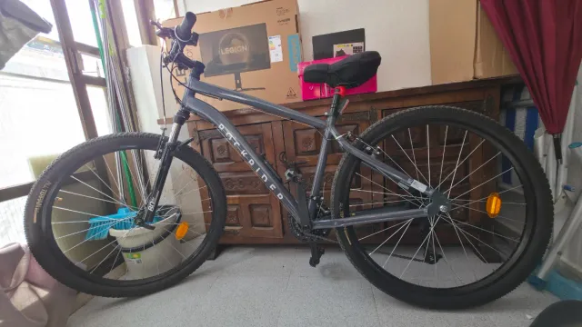 Bicicleta ROCKRIDER gris