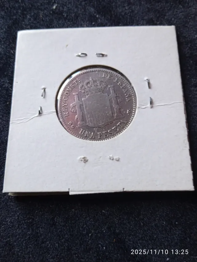 Alfonso XIII 1899 SGV peseta plata