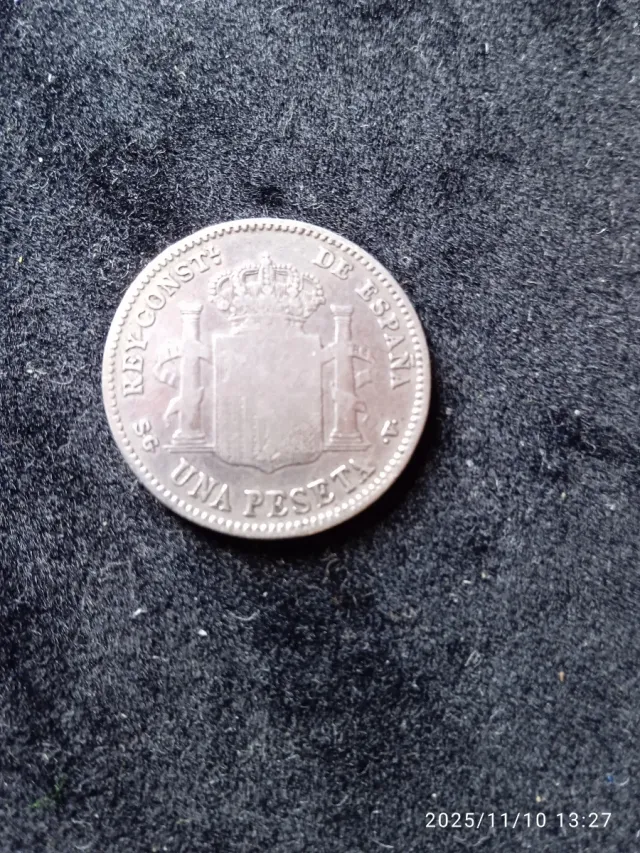 Alfonso XIII 1899 SGV peseta plata