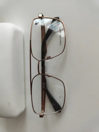 Occhiali Calvin Klein Jeans Uomo Oro Nero