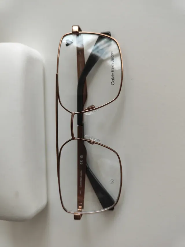 Occhiali Calvin Klein Jeans Uomo Oro Nero