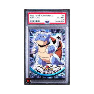 Blastoise Topp #09 PSA8 Mint - Pokemon T.V UK - EN
