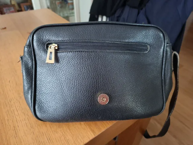 Bolso George Negro Piel