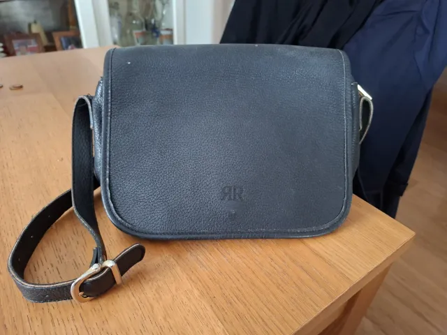 Bolso George Negro Piel