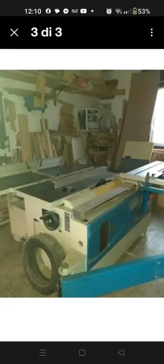 Squadratrice falegn. 3 motori 220V 329 961 2479