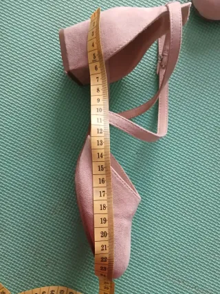 Zapatos tacón bajo rosa