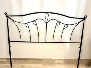 Cabecero de forja negro cama 150