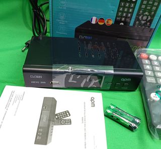 Décodeur TNT NEW DIGITAL DVB-T2 HEVC, T2 265 SENIO