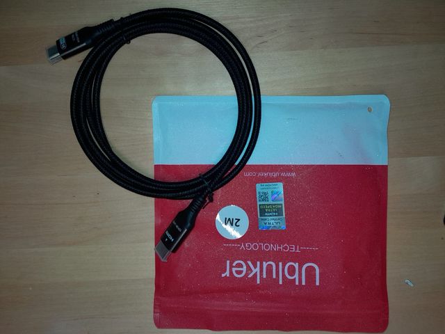 Cable HDMI Ubluker 2M Negro