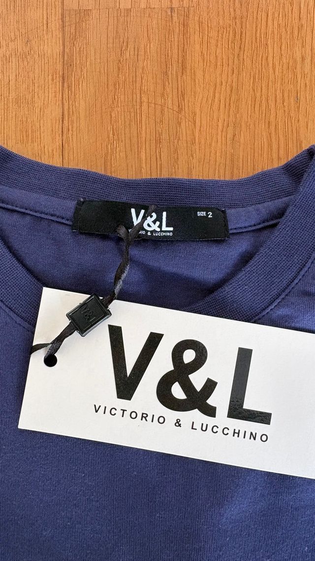 Camiseta V&L Victorio & Lucchino Azul Talla M