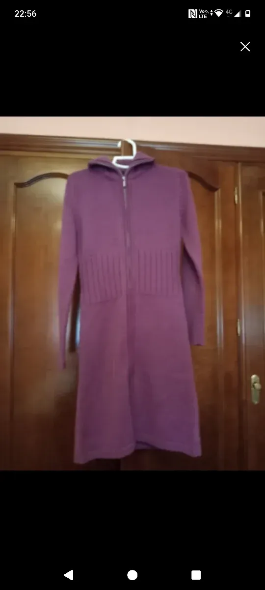 Rebeca larga morada talla S