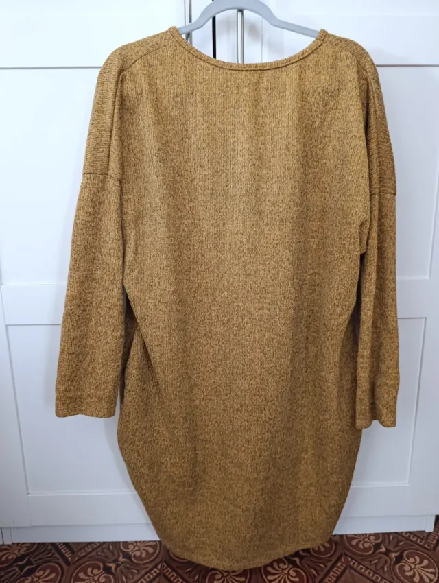 Jersey largo con estampado BLACK