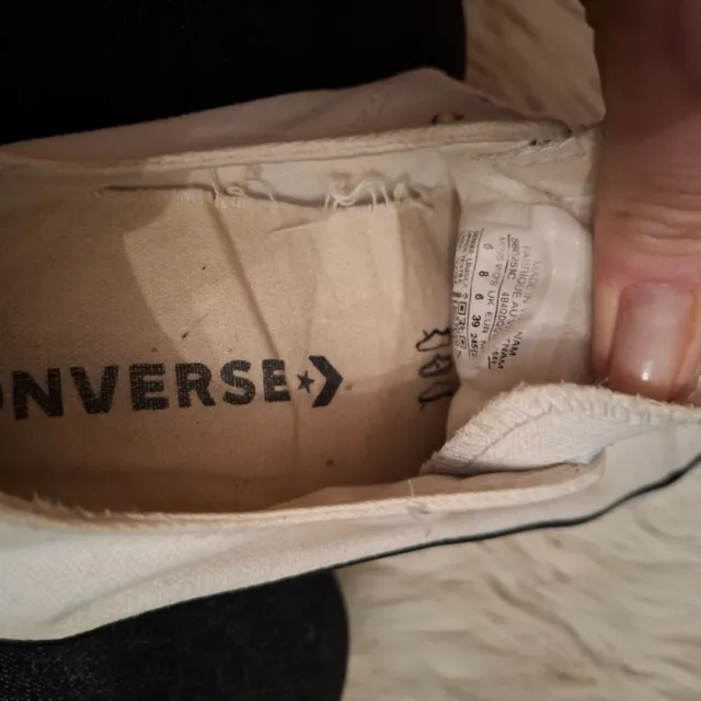 Converse plataforma beige y blancas