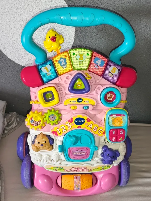 Correpasillos Vtech 2 en 1 Rosa