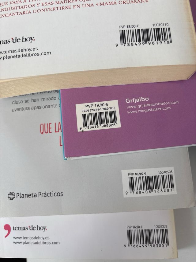 Lote 4 libros crianza infantil