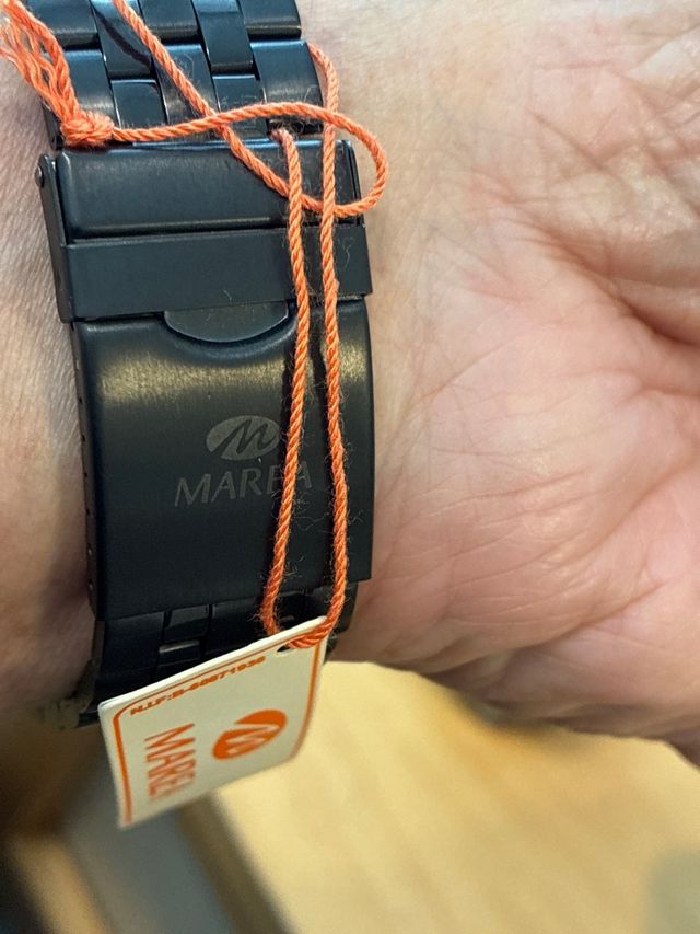 Reloj Marea B41192/3 Negro Verde Hombre // NUEVO /