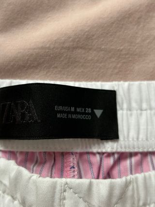 Pantalones Zara Rosa Talla M