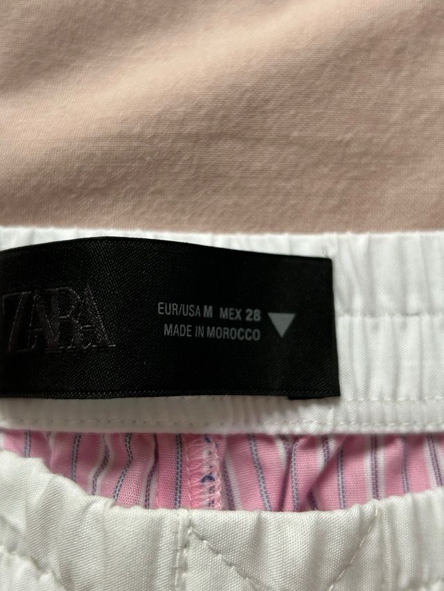 Pantalones Zara Rosa Talla M