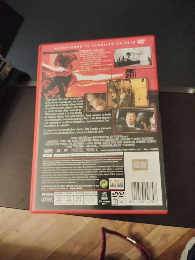 DVD The Punisher - El Castigador (Tom Jane)