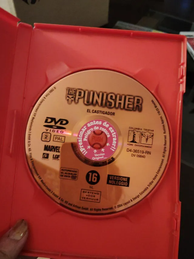 DVD The Punisher - El Castigador (Tom Jane)