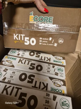 Kit Caffè Ecore Coffee Time 50pz