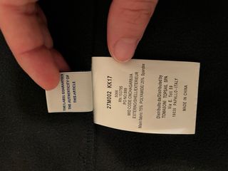 Gilet sportivo blu con zip