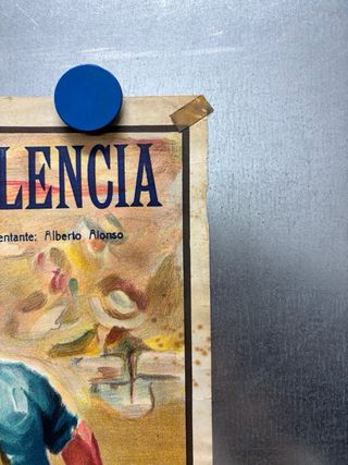 Cartel Toros Valencia 9 Julio 1967