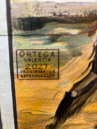 Cartel Toros Valencia 9 Julio 1967