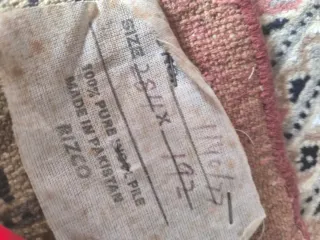 Alfombra Persa Pakistán Rosa Beige