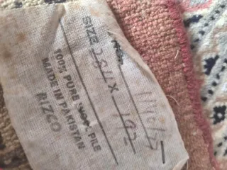 Alfombra Persa Pakistán Rosa Beige