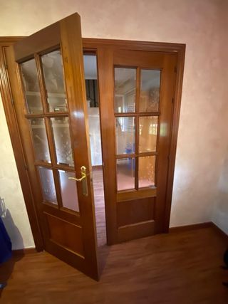 Puerta doble hoja salón