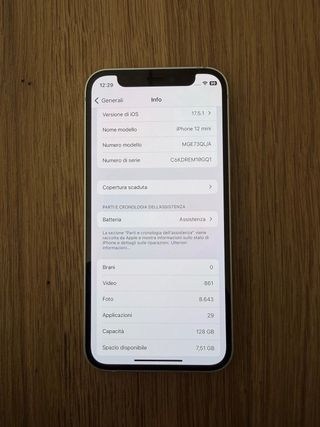 iPhone 12 mini 128 GB verde