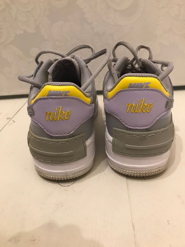 Nike Air Force 1 Shadow grigie/gialle nr. 37