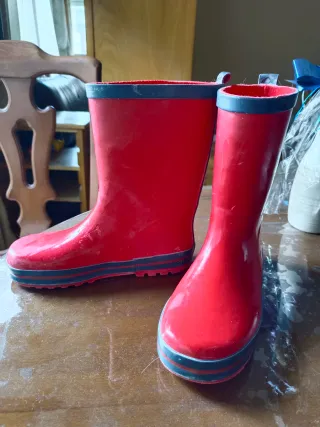 Botas de agua rojas  Talla-32/33
