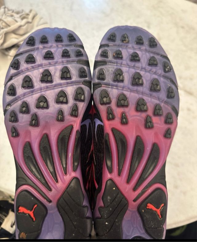 Deportivas Puma mujer rosa y morado