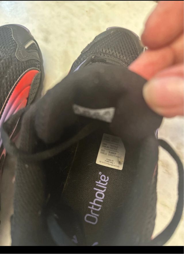 Deportivas Puma mujer rosa y morado