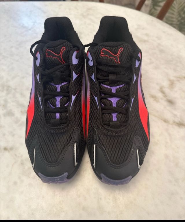 Deportivas Puma mujer rosa y morado