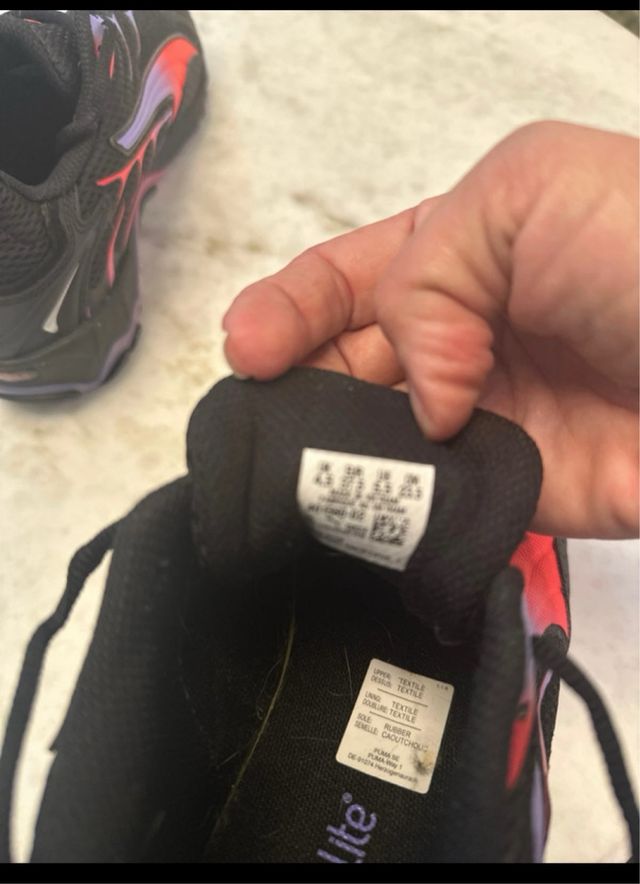 Deportivas Puma mujer rosa y morado