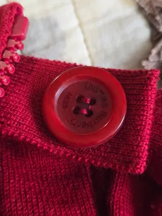 Chaqueta Burberry Roja Cremallera