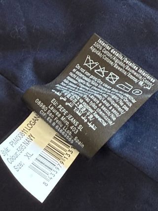Pepe Jeans Cappotto Lana Blu Uomo XL