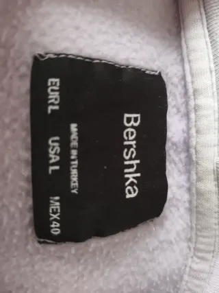 Sudadera Bershka Morada Talla L