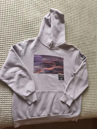 Sudadera Bershka Morada Talla L