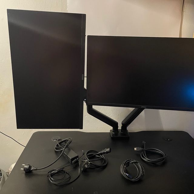 Monitores MSI Negro Doble Soporte