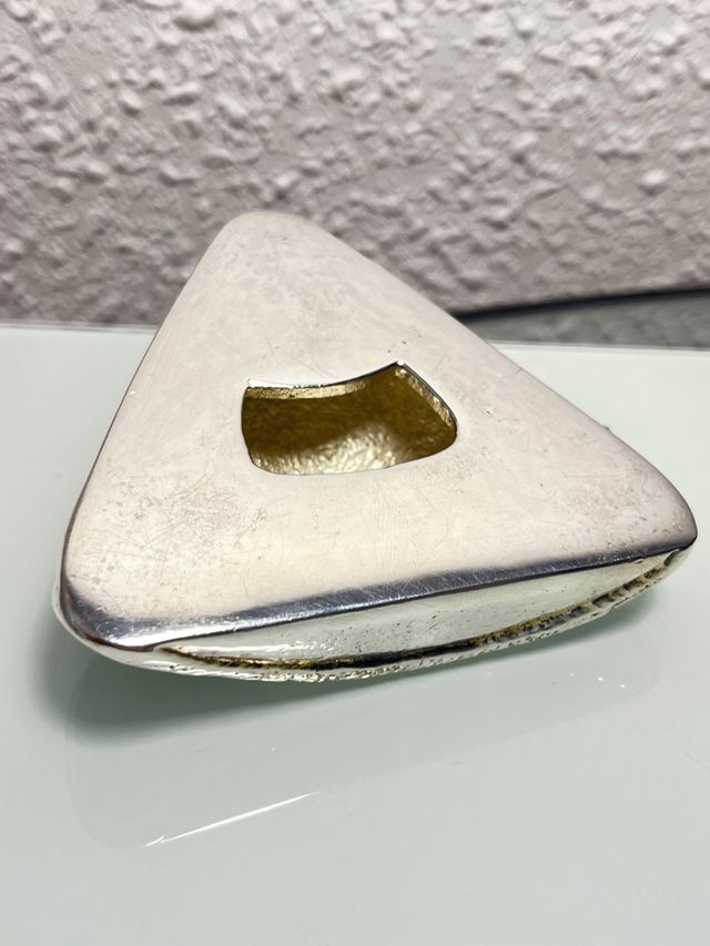 Casco Miniatura Abridor De Cerveza En Plata