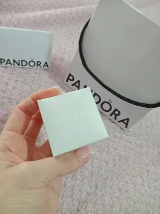 Pendientes Pandora Corazón Rojo y Plata